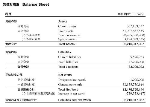 Balance Sheet